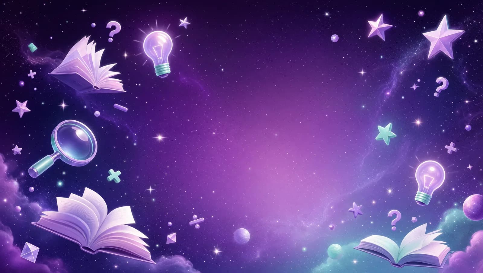 Starry cosmos background for the call to action